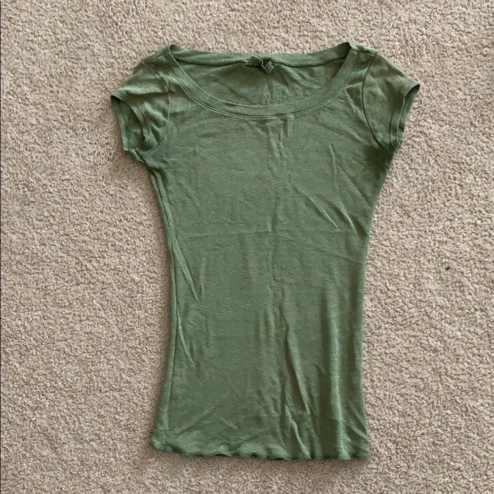 Michael Stars t-shirt, green shimmer